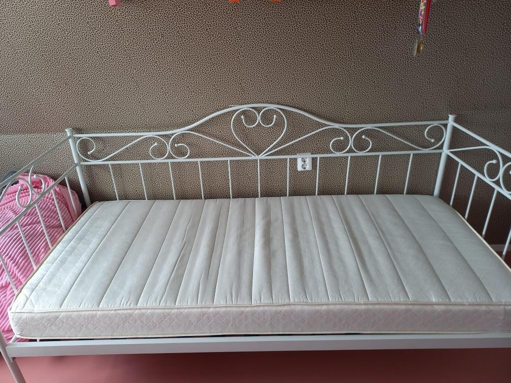Bed, Ophalen, Gebruikt, 90 cm, Eenpersoons
