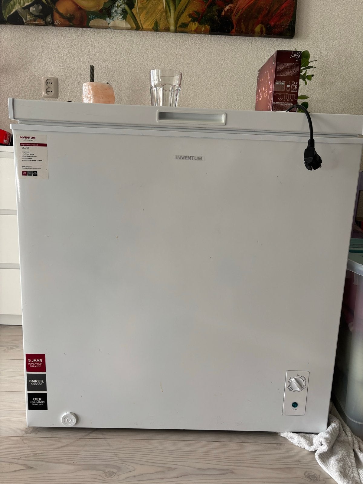 Inventum vrieskist, Vrieskist, Gebruikt, Ophalen, 85 tot 120 cm