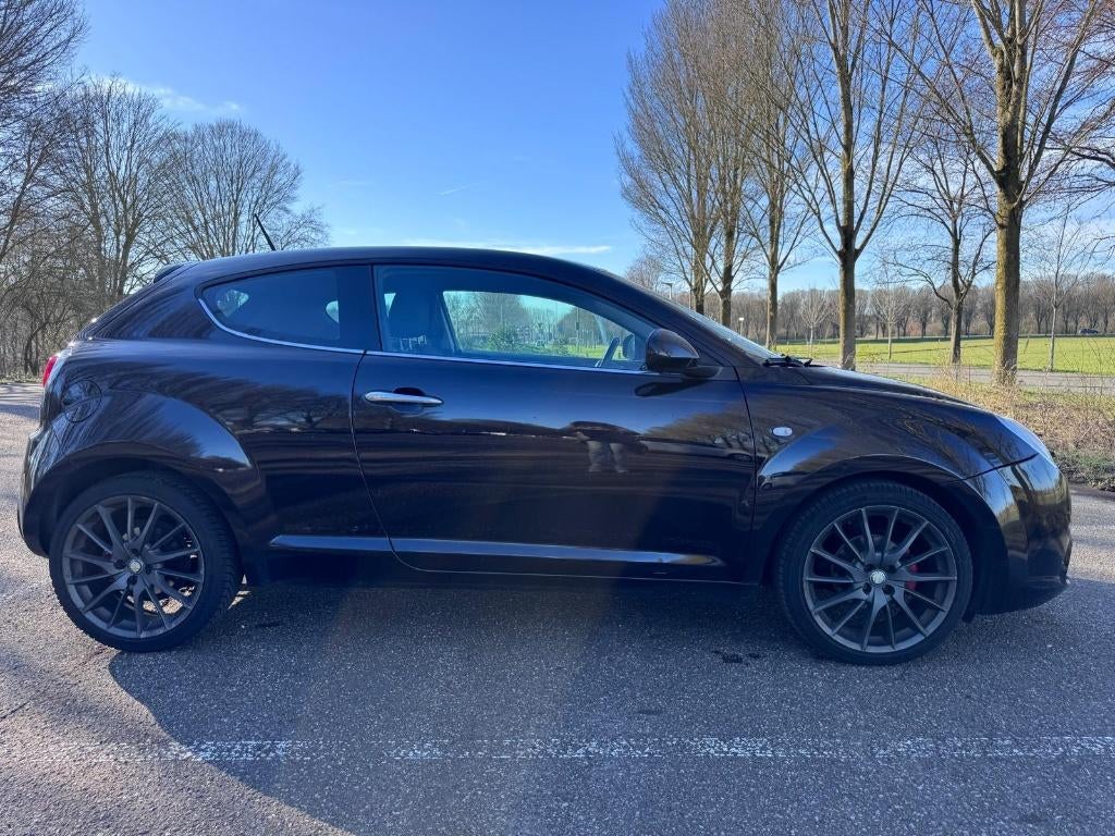 Alfa Romeo MiTo 0.9 Turbo Twin AIR 63KW 2012 Zwart, Auto's, Alfa Romeo, Particulier, MiTo, ABS, Airbags, Airconditioning, Apple Carplay