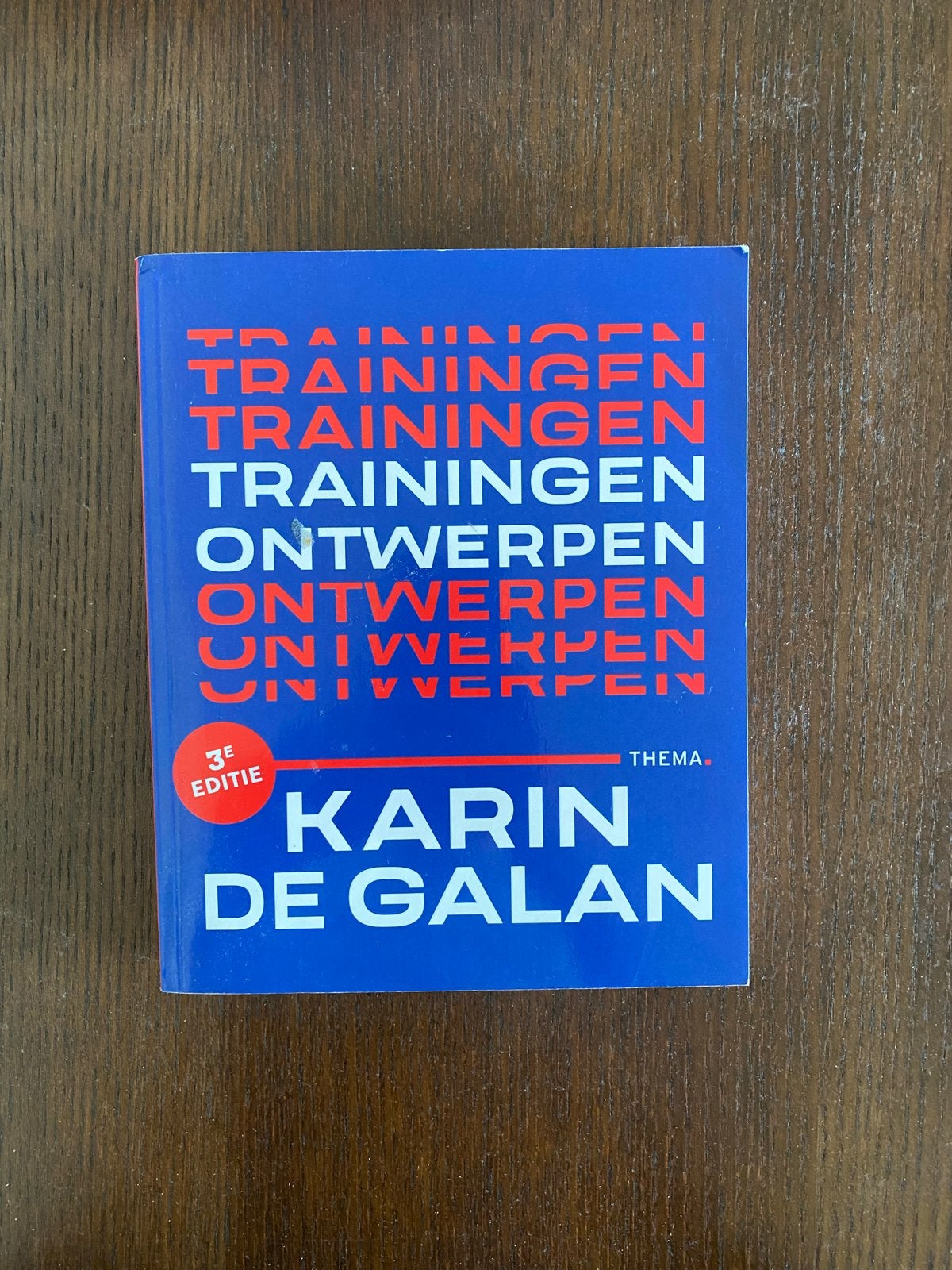 Trainingen Ontwerpen - Karin de Galan (3e editie), Ophalen of Verzenden, Gamma, Gelezen, HBO