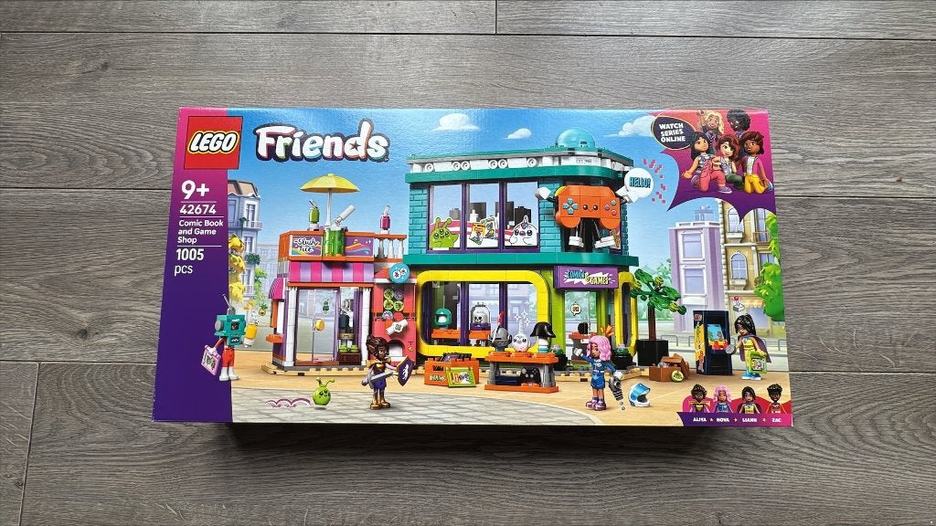 Lego Friends 42674 Stripboeken- en gamewinkel NIEUW in Doos, Nieuw, Friends, Ophalen of Verzenden, Complete set