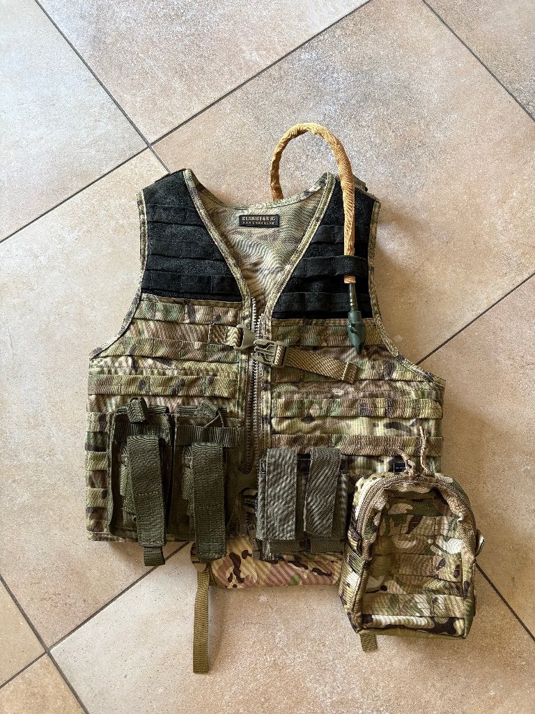 airsoft clawgear tactical vest, Ophalen of Verzenden, Gebruikt