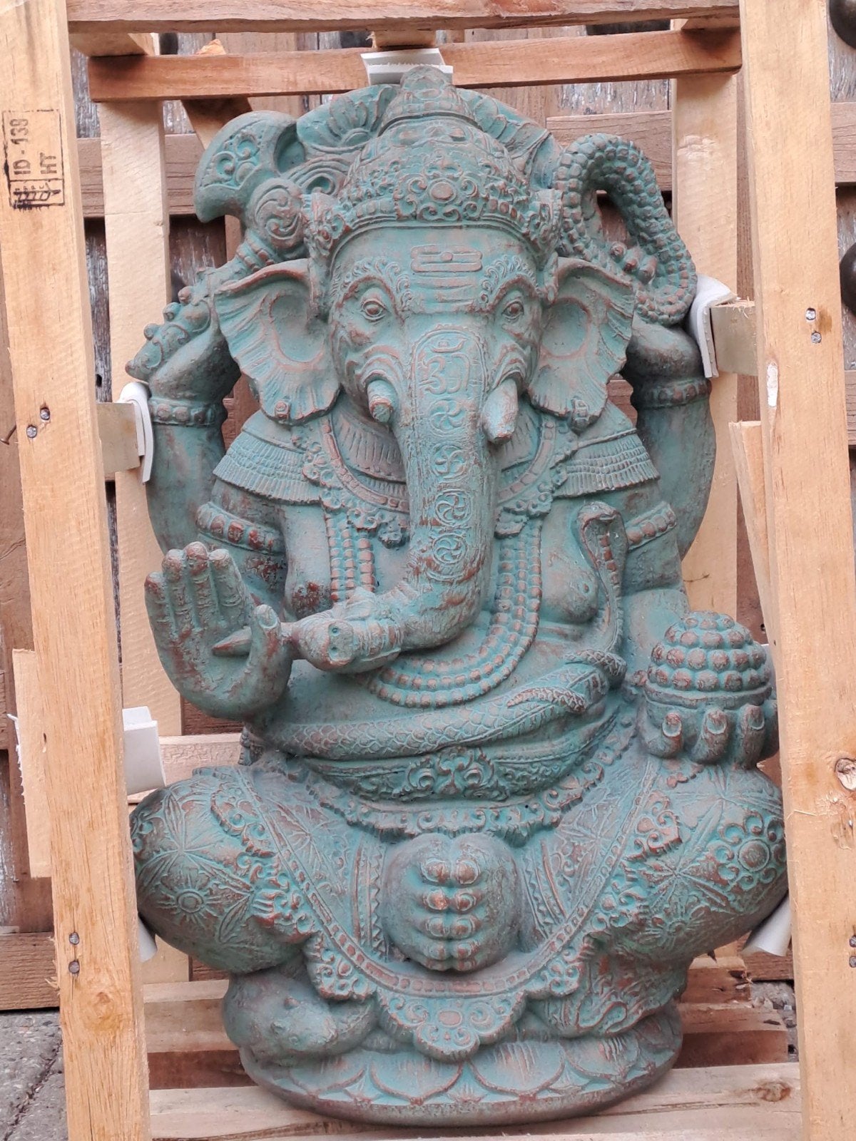 Ganesha Beeld Massief Beton 80cm Hoog - Tuin/Decoratie, Ophalen, Www.ibizasfeer.nl, Nieuw, Info@ibizasfeer.nl