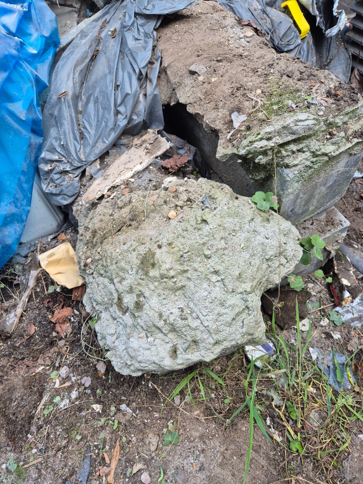Gratis Betonblokken Af te Halen, Ophalen, Gebruikt