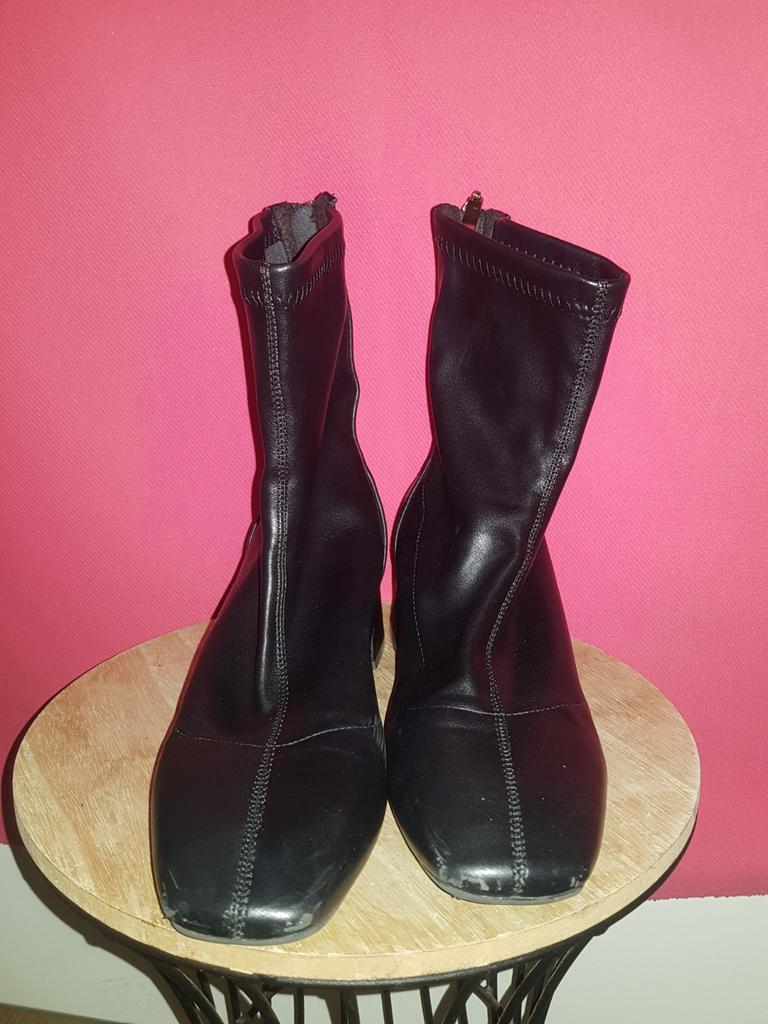 Schoenen (062), Ophalen of Verzenden, Zo goed als nieuw, Zwart, Hoge laarzen