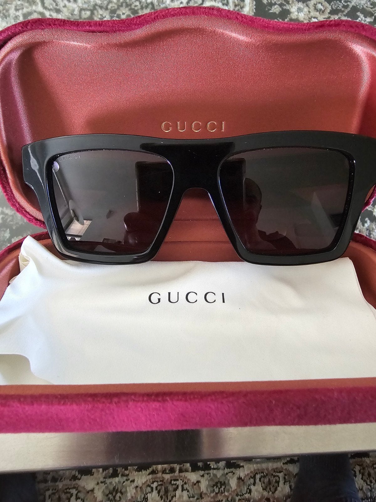 Zwarte Gucci bril  te koop, Ophalen of Verzenden