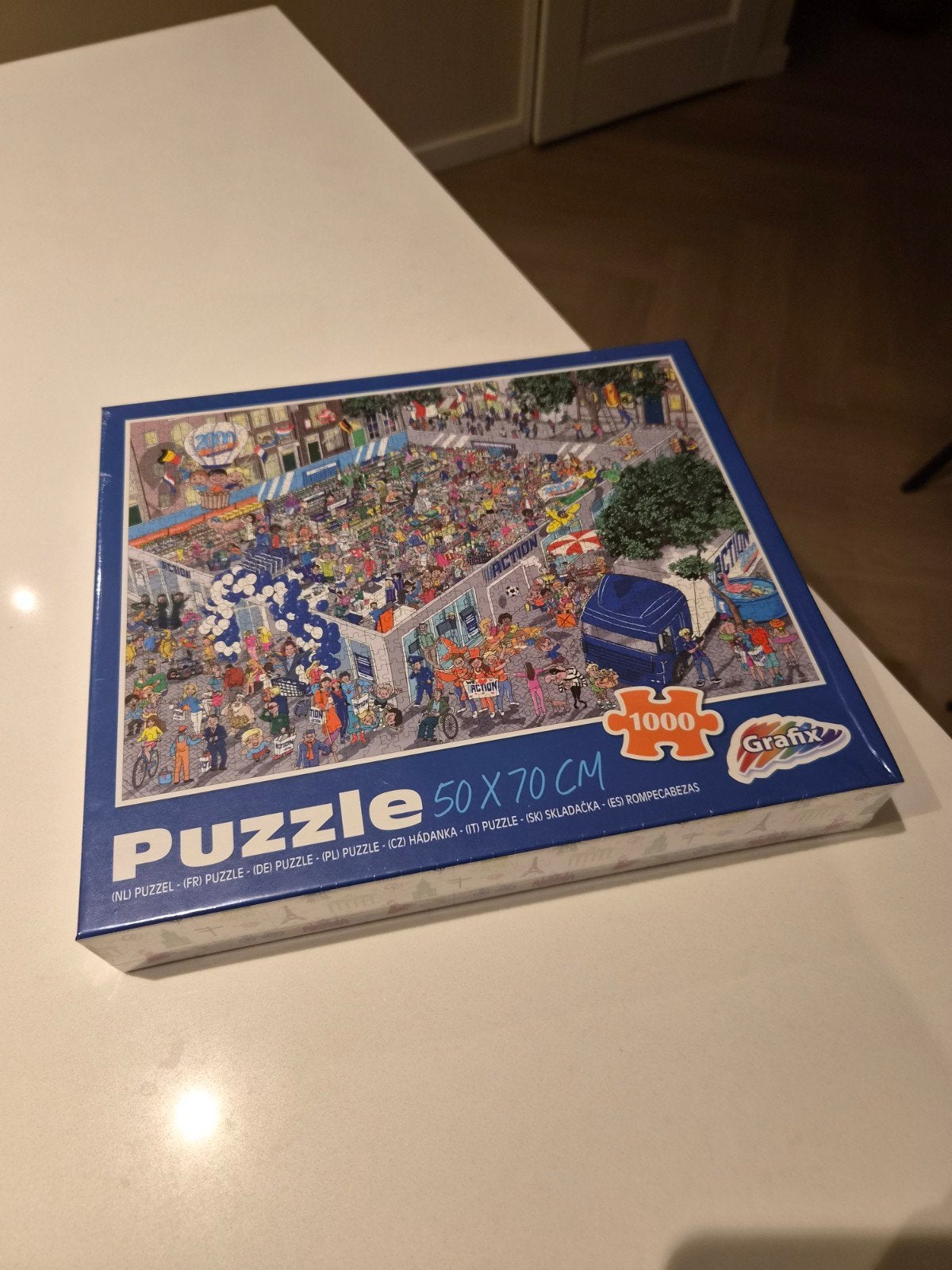 Action puzzel 1000 stukjes, Ophalen of Verzenden, 500 t/m 1500 stukjes, Nieuw, Legpuzzel