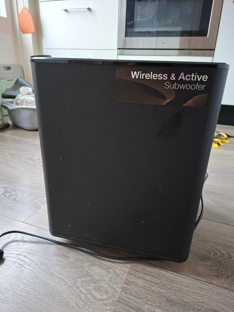 Samsung draadloze subwoofer - Krachtige bas voor je set, Overige merken, Gebruikt, Subwoofer, Ophalen of Verzenden