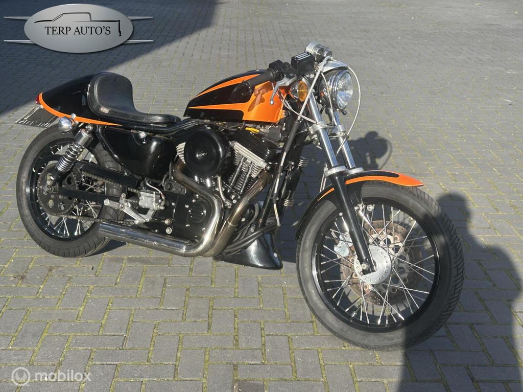 Harley Davidson XLH 883 de Luxe Cafe racer Custom Build, Motoren, Chopper, Bedrijf, 883 cc, Harley Davidson