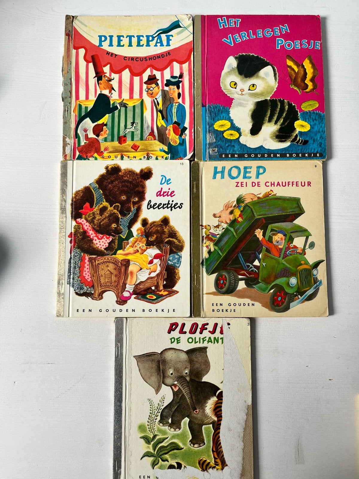 Gouden Boekjes - Vintage Collectie (5 stuks), Ophalen of Verzenden, Gelezen, 3 tot 4 jaar