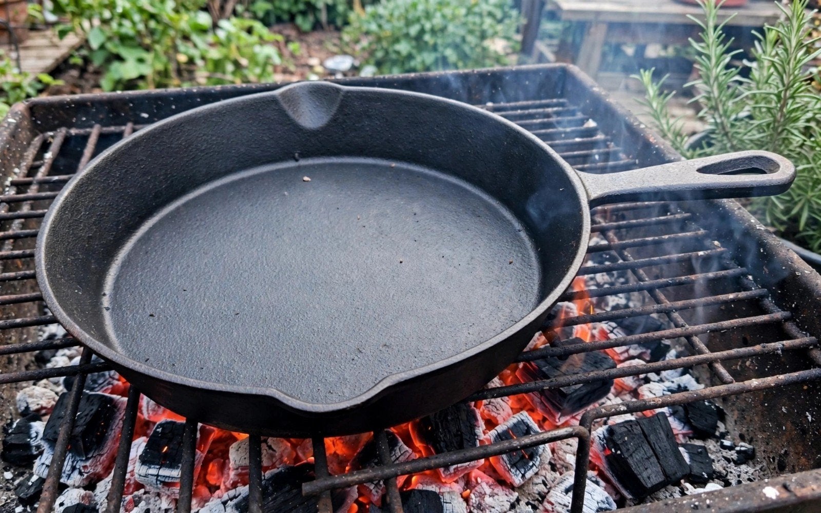 Smeedijzeren pan, Ophalen