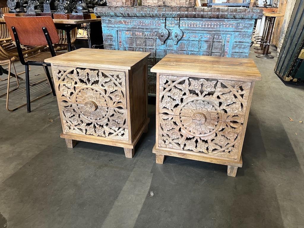 Handgesneden Kastje uit India Uniek Ibiza/Boho Nieuw, Ophalen of Verzenden, Nieuw