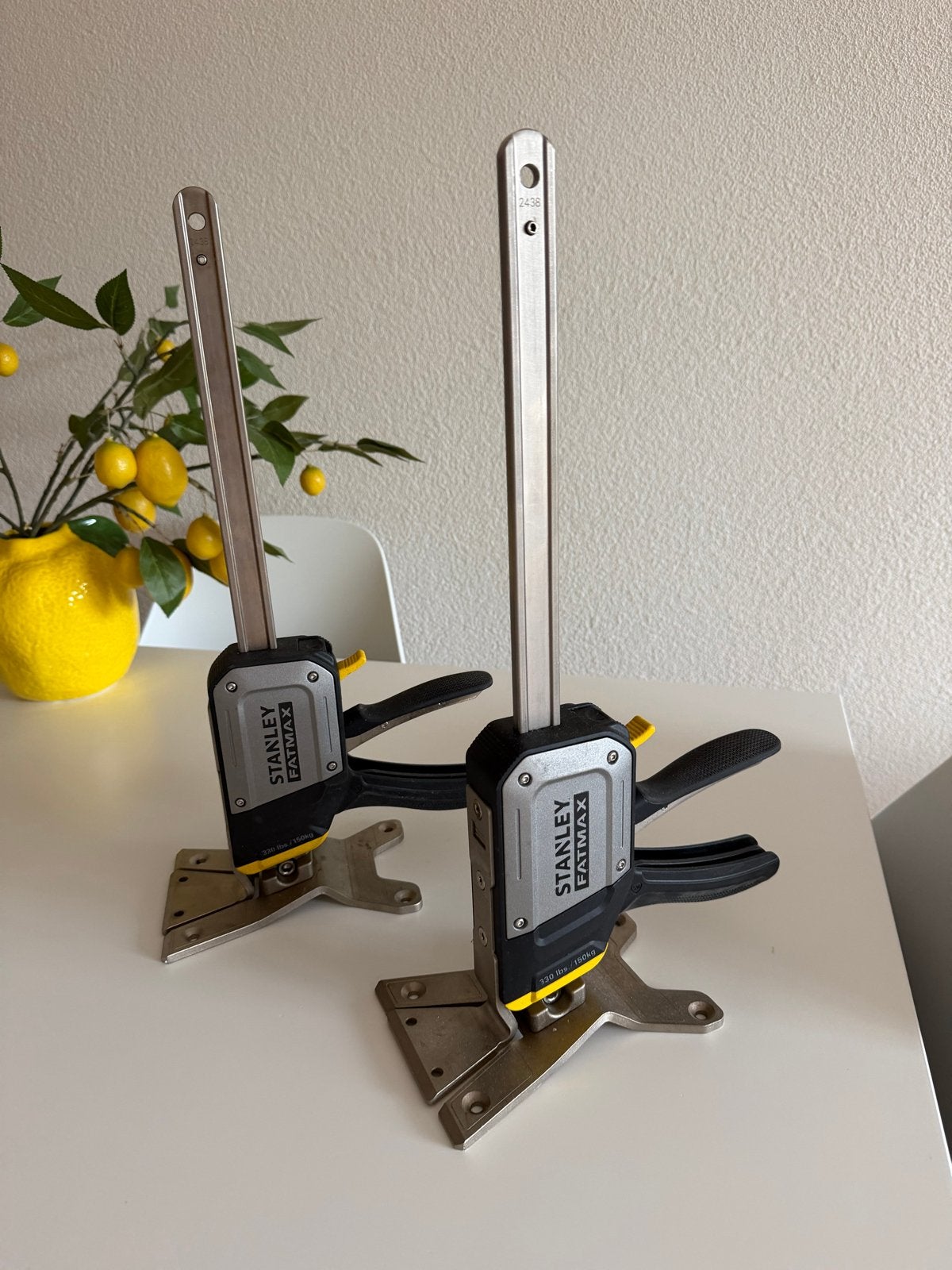 Stanley FatMax Klemmen - Set van 2 150 kg, Ophalen, Zo goed als nieuw, Klem, Stanley