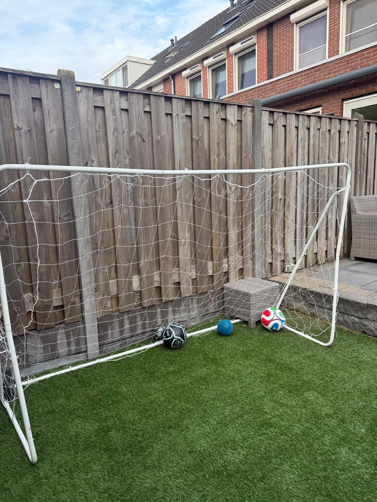 Doelpaal met doelwit, Sport en Fitness, Voetbal, Ophalen, Overige typen, Maat L, Zo goed als nieuw