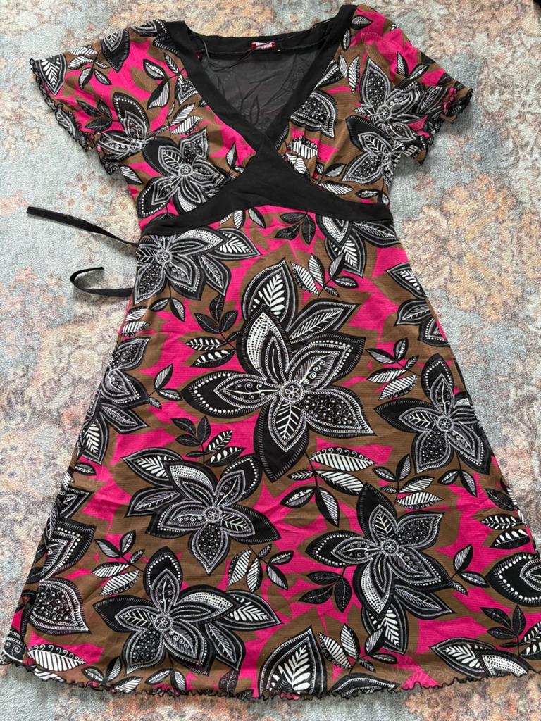 Nieuwe Liv Collection jurk met bloemenprint - Maat 48, Maat 46/48 (XL) of groter, Nieuw, Ophalen of Verzenden, Knielengte