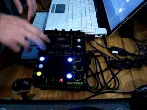 DJ Tech Combo Set MIX-101 Mixer  2x VTT-101 Decks - €55 set, Ophalen of Verzenden, Nieuw, Dj-set, Overige merken
