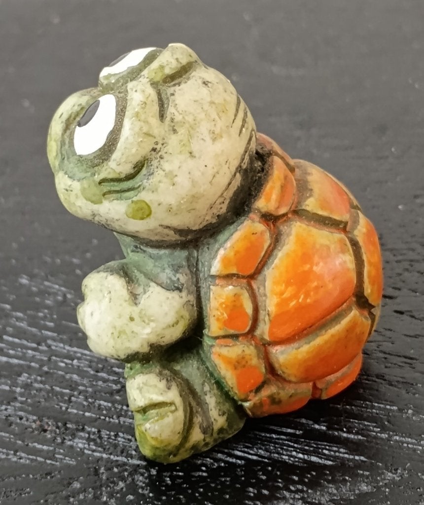 Beeldje van schildpad., Ophalen of Verzenden, Zo goed als nieuw, Reptiel of Amfibie, Beeldje of Figuurtje