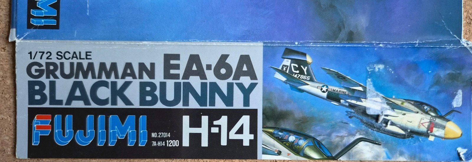 Fujimi H14  EA-6A Intruder "Black Bunny" 1:72 zonder doos, Overige merken, Ophalen of Verzenden, Vliegtuig, Fujimi