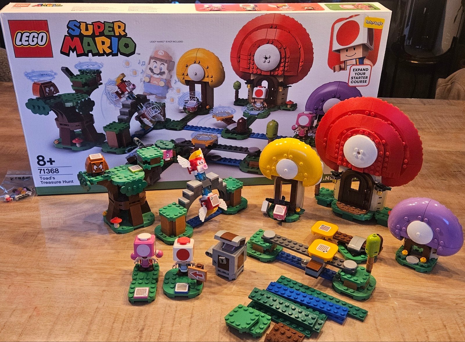 LEGO Super Mario 71368 Toad's Treasure hunt, Ophalen of Verzenden, Zo goed als nieuw