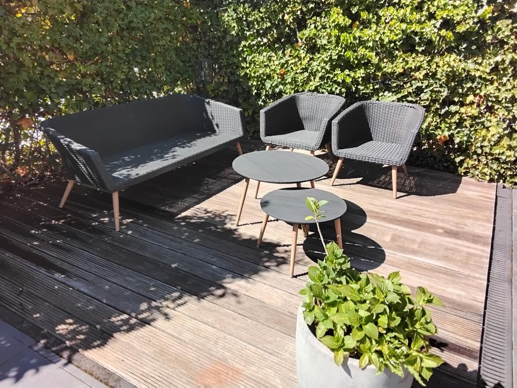 Compleet tuinsetje, Tuin en Terras, Tuinsets en Loungesets, Ophalen of Verzenden, Gebruikt, Bank