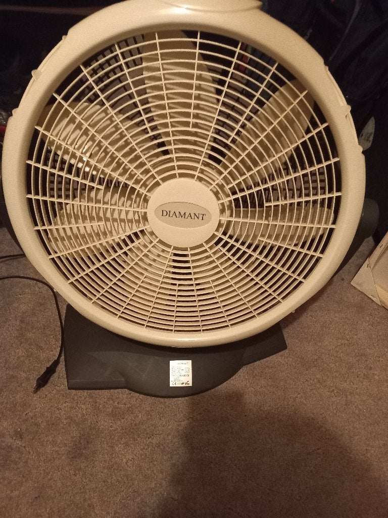 Grote ventilator 50 cm power 130 W, Ophalen, Zo goed als nieuw, Vloerventilator