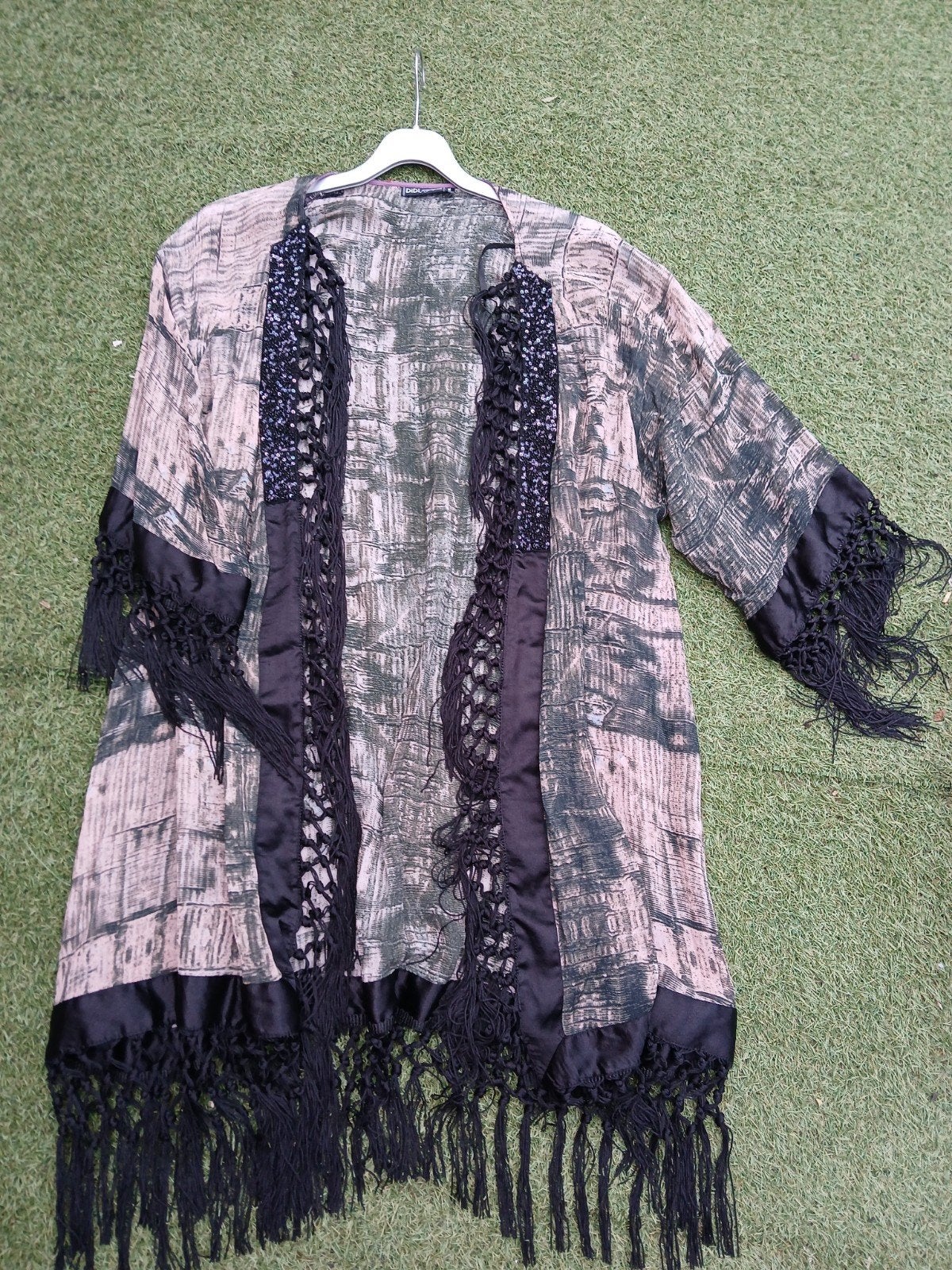 DIDI pretty different kimono met franjes - M/L, DIDI, Ophalen of Verzenden, Gedragen