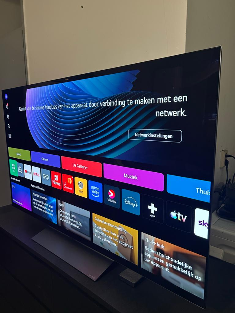 LG OLED 55 C5 TV + PS5 Disc Edition met 1TB SSD, Audio, Tv en Foto, Televisies, Ophalen, Zo goed als nieuw, 100 cm of meer, 4k (UHD)