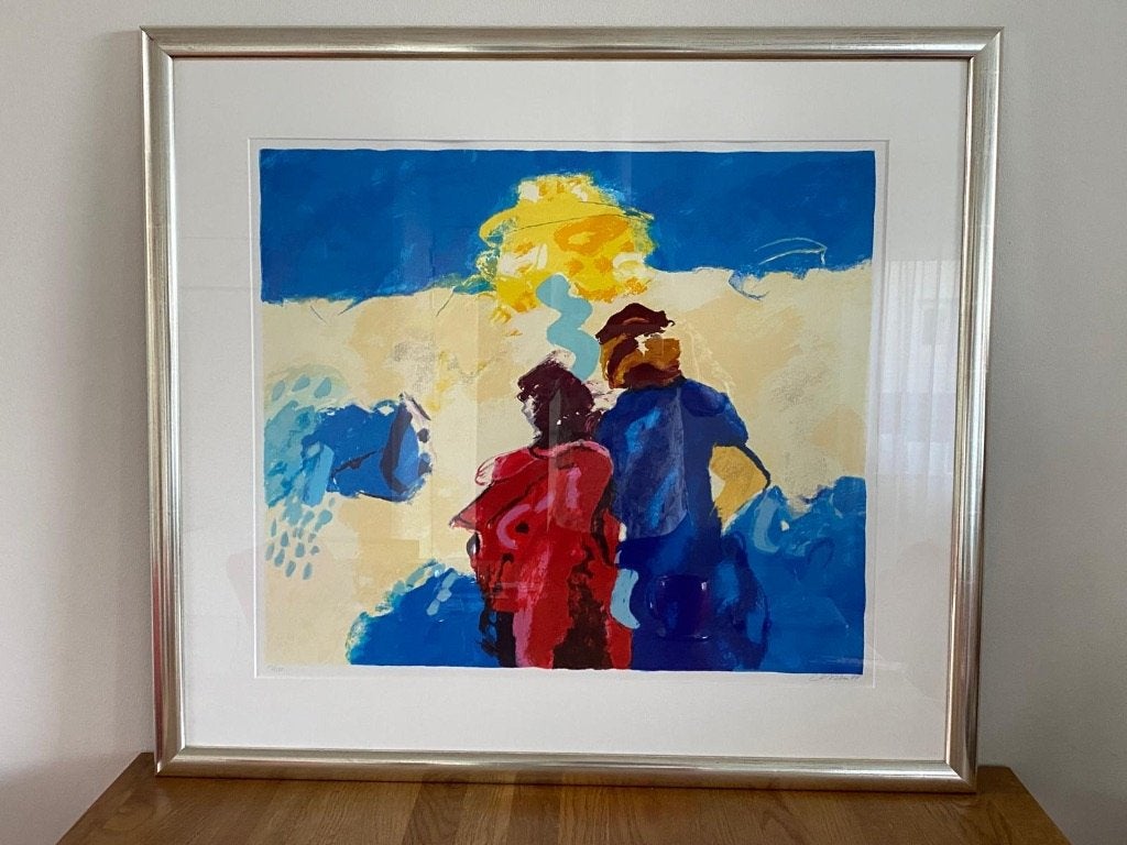 Zeefdruk 'A day full of colours' Henk van Vessem, Ophalen of Verzenden