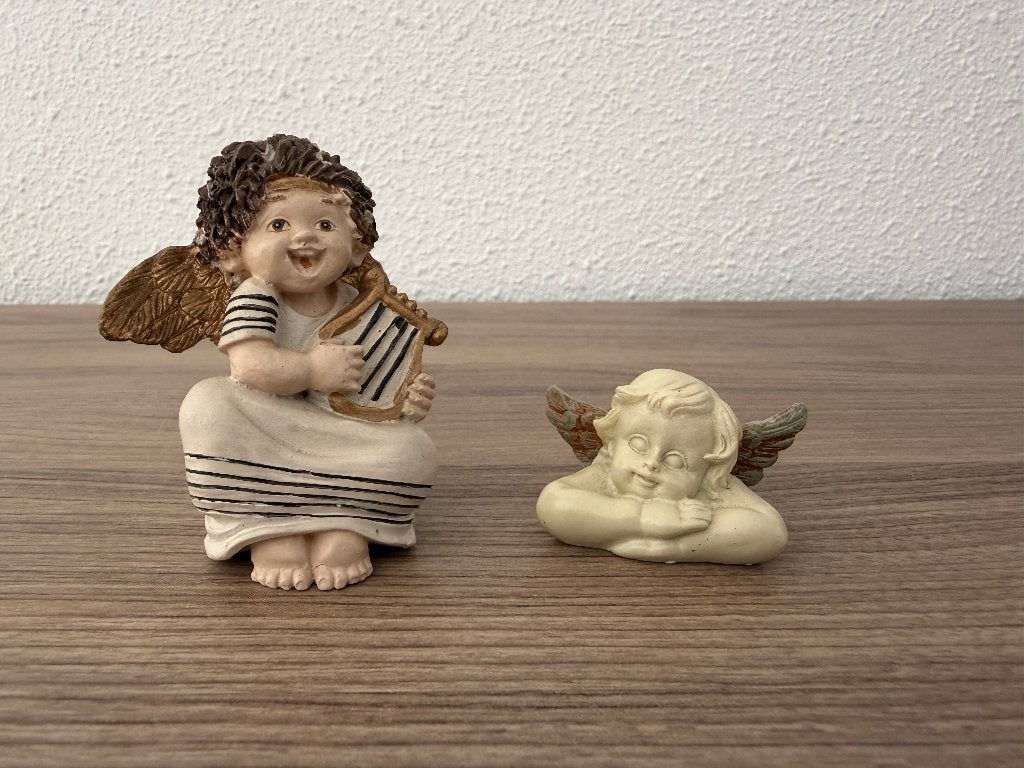 2 schattige kleine engeltjes, Ophalen of Verzenden, Gebruikt, Fantasy