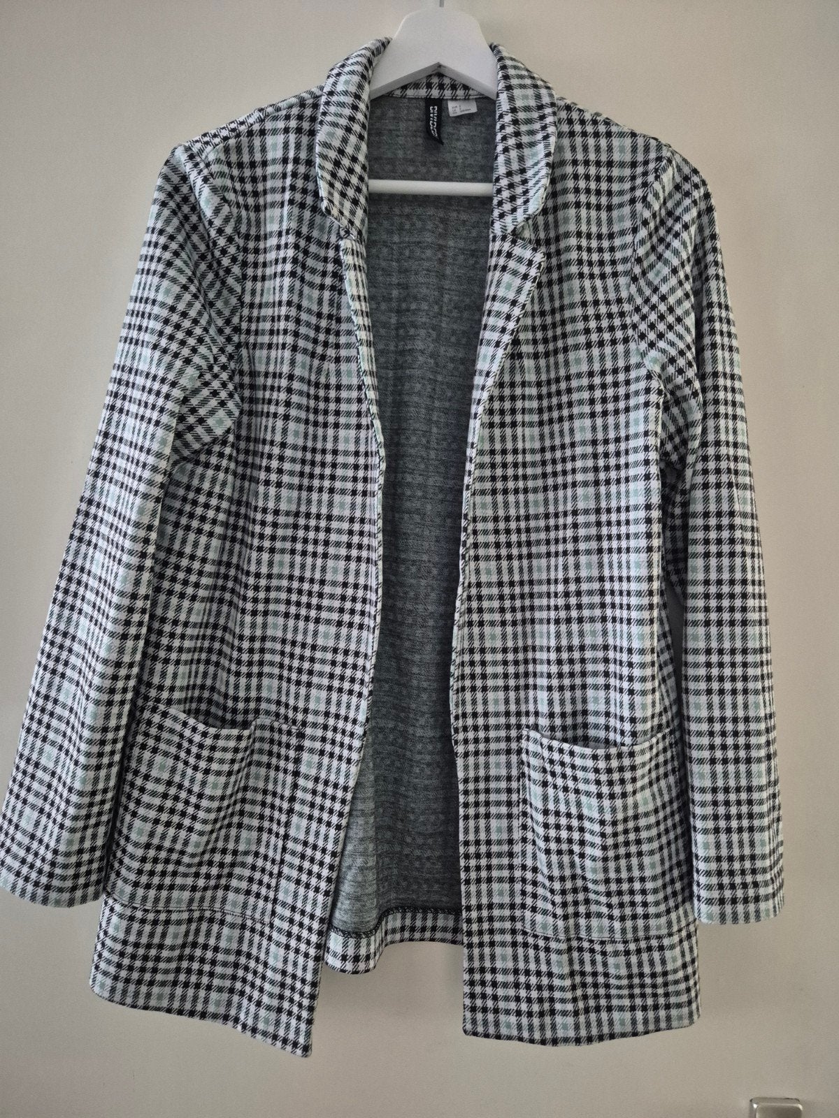 H&M Divided geruite blazer en broek set - Maat S, Meerkleurig, H&M Divided, Ophalen of Verzenden, Zo goed als nieuw