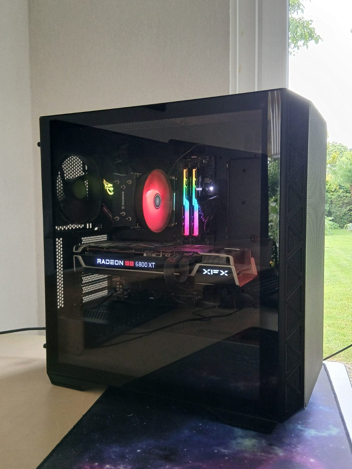 Gaming PC met AMD Ryzen 7 5800X3D en RX 6800 XT, 1 TB SSD, 32 GB, Custom Build, Ophalen of Verzenden