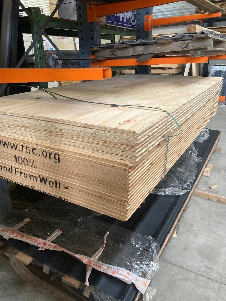 plaatmateriaal . Underlayment  18 mm mes en Groef, Doe-het-zelf en Verbouw, Platen en Panelen, Ophalen of Verzenden, Nieuw, Multiplex
