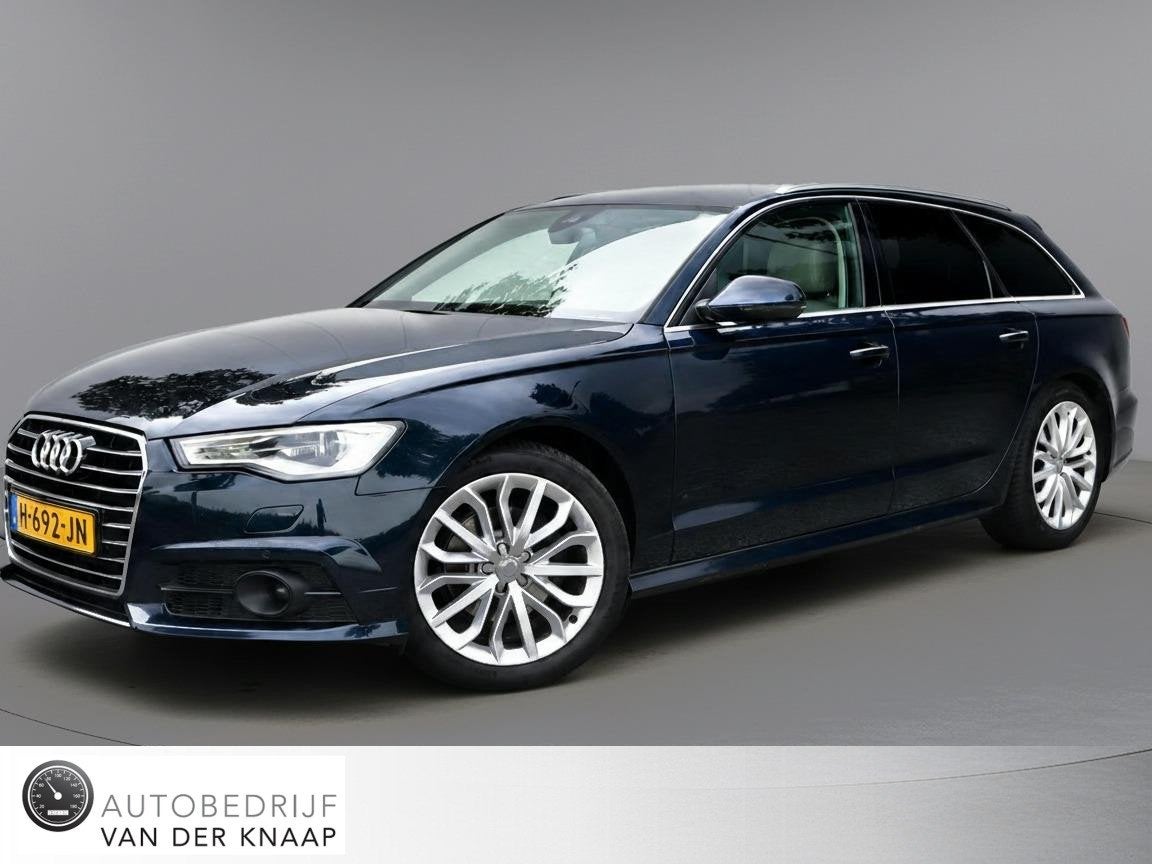 Audi A6 Avant 1.8 TFSI | Clima | Adapt. Cruise | Multimedia/, Auto's, Stof, Euro 6, Blauw, Grijs