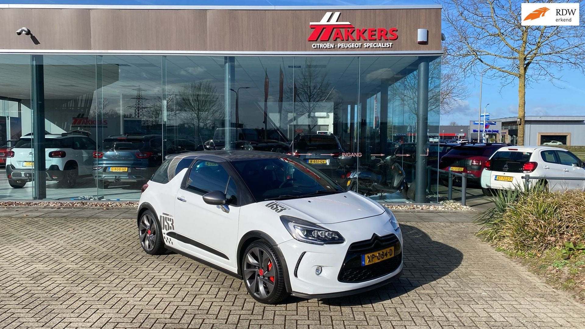 Citroen DS3 1.6 THP 200 Racing, Auto's, Citroën, Euro 5, Gebruikt, Parkeersensor, 4 cilinders
