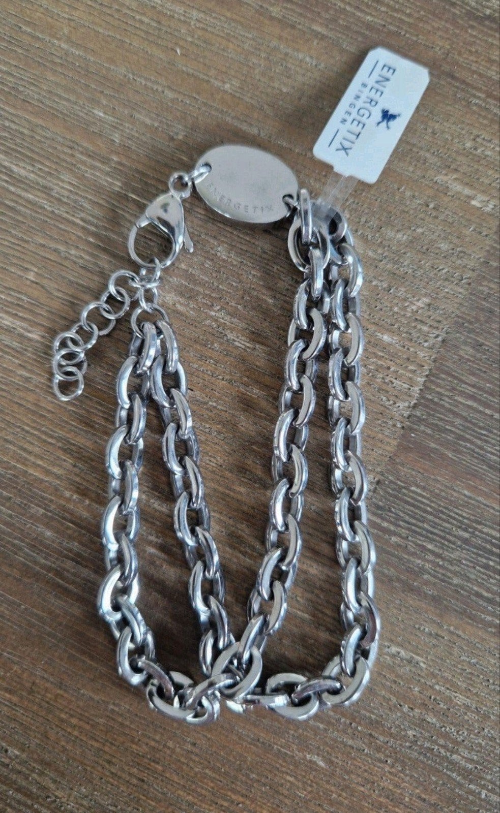 mooie armband Energetix, Ophalen of Verzenden, Nieuw, Zilver, Zilver