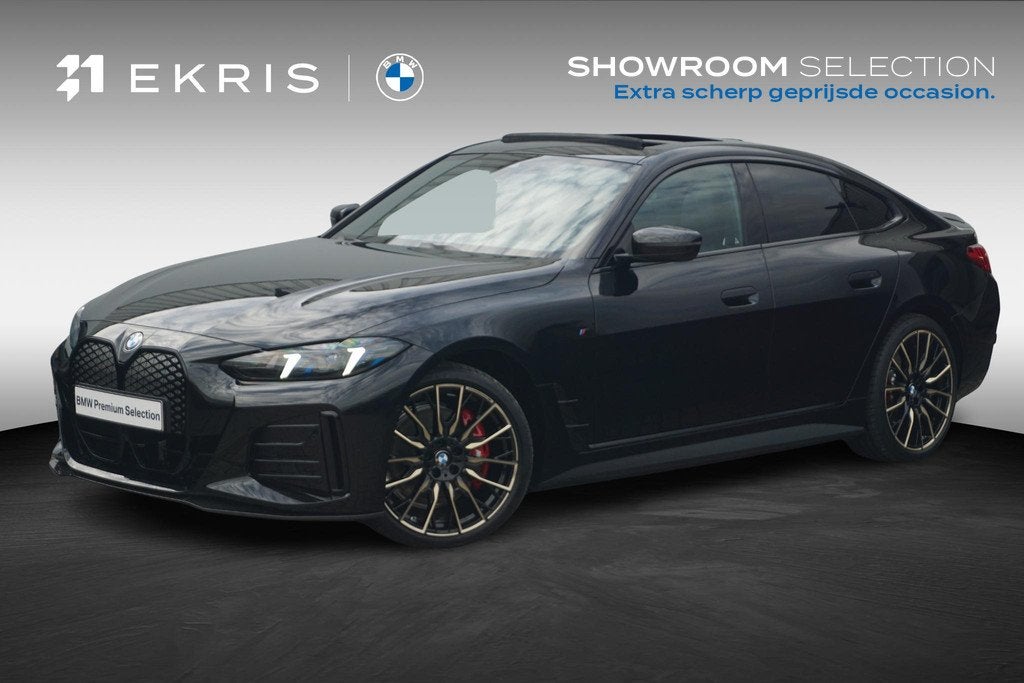 BMW i4 Gran Coupé eDrive40 M Sport Pro | Elektrisch schuif-, Achterwielaandrijving, 510 min, Zwart, Met garantie (alle)