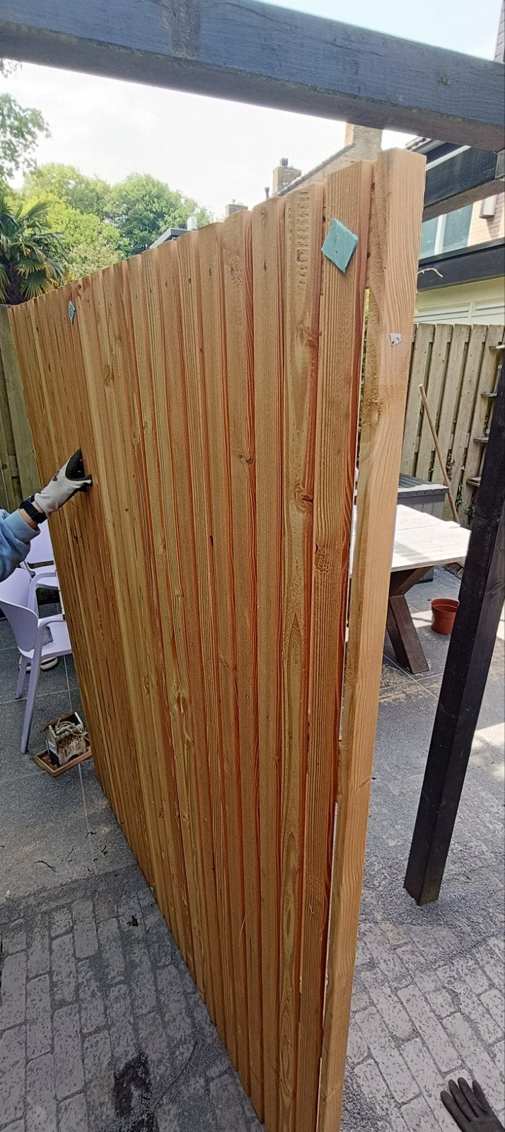 Schutting Douglas hout, Ophalen, Hout, Minder dan 3 meter, 1 tot 2 meter