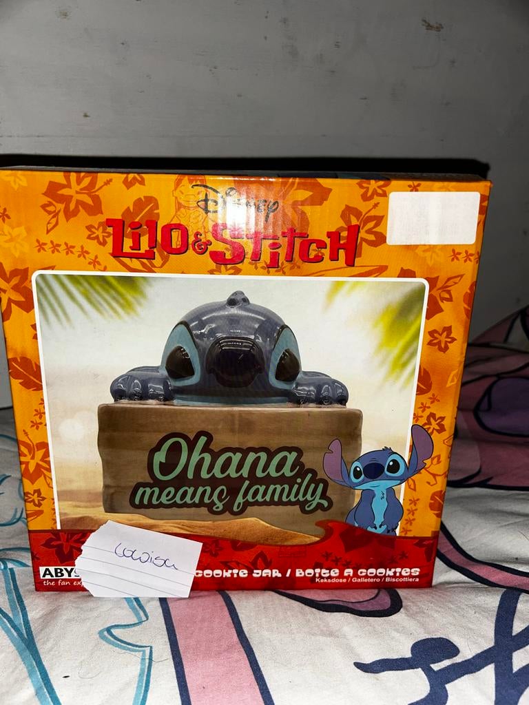 Disney Lilo & Stitch Koekjespot - Ohana Means Family, Ophalen of Verzenden, Nieuw