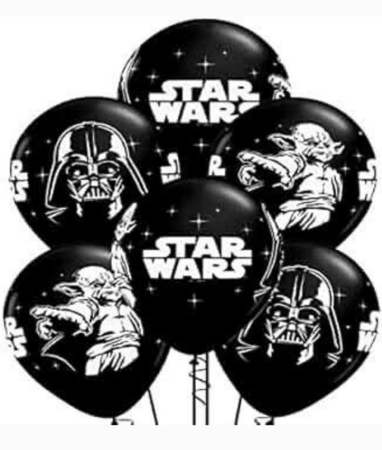 Star Wars ballonnen Baby Yoda & Darth Vader – ca. 40 stuks, Nieuw, Ophalen of Verzenden, H, H