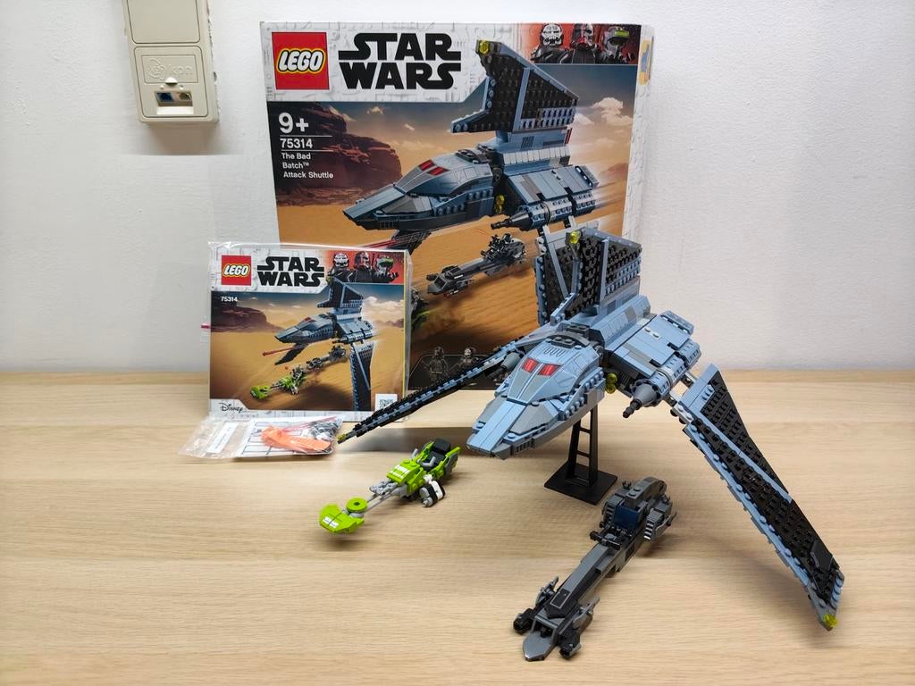 Lego Star Wars - 75314 - The Bad Batch Attack Shuttle, Ophalen, Star Wars, Lego, Zo goed als nieuw