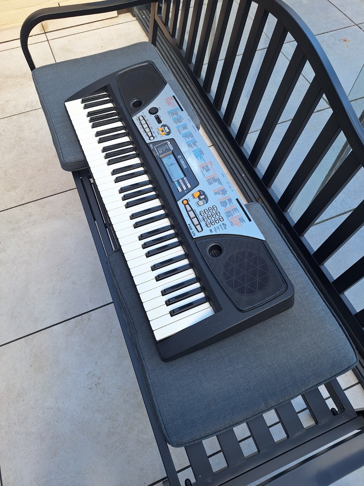 Yamaha PSR-175 Keyboard met adapter, Ophalen of Verzenden, Gebruikt, 61 toetsen, Yamaha