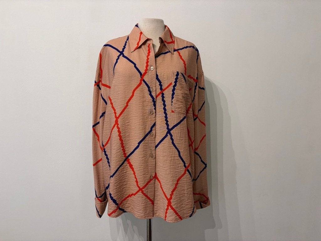Nieuwe Essentiel Antwerp Jayleen Oversized Blouse - Maat 42, Meerkleurig, Maat 42/44 (L), Nieuw, Ophalen of Verzenden