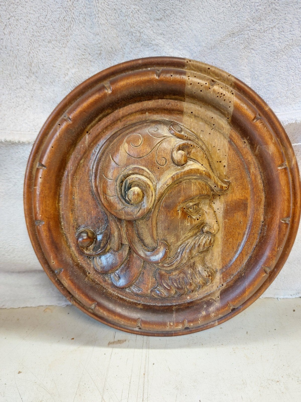 Strijder., Ophalen of Verzenden, Handgemaakt, Wanddecoratie, 20 - 50 cm