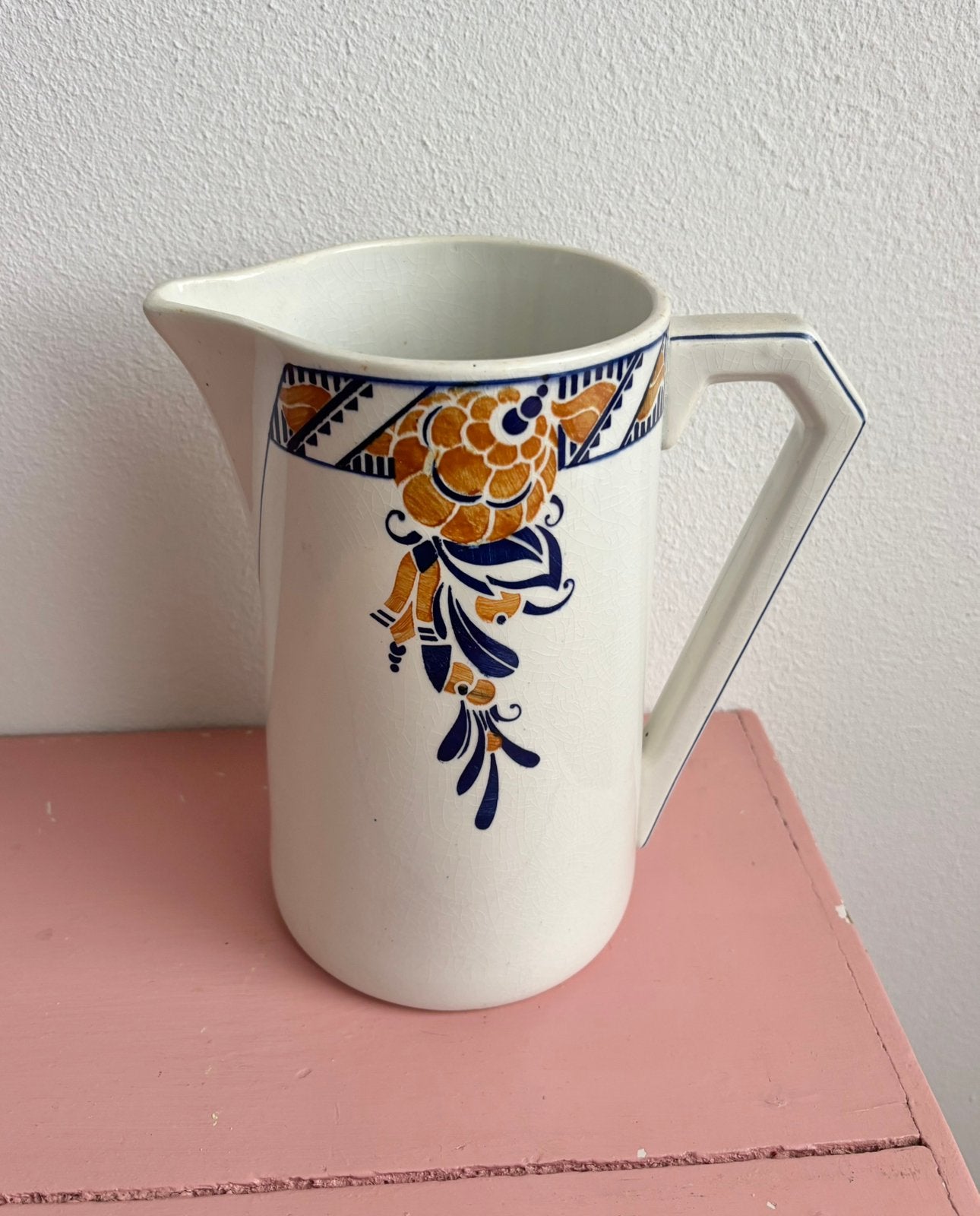 Grote vintage Vaas uit Lille, Ophalen of Verzenden