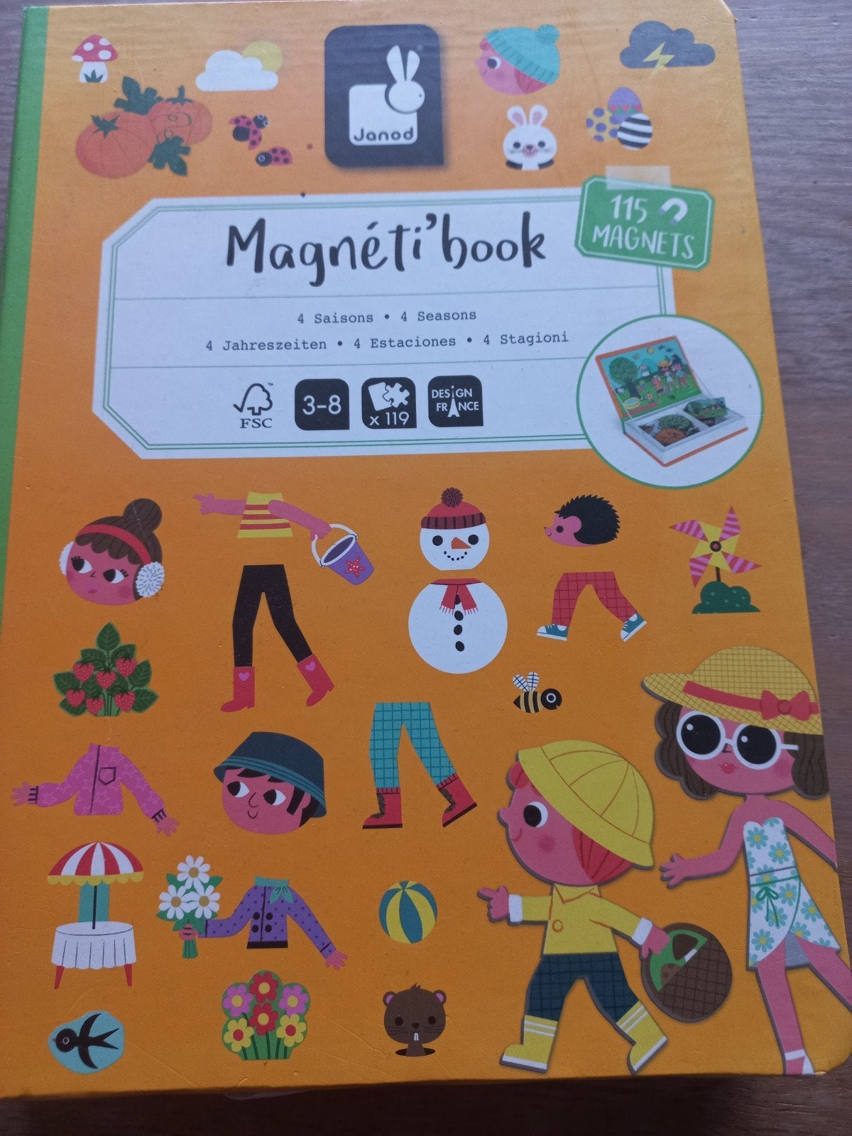 Magnetibook 4 seizoenen., 1 speler, Ophalen of Verzenden, Vanaf 3 jaar