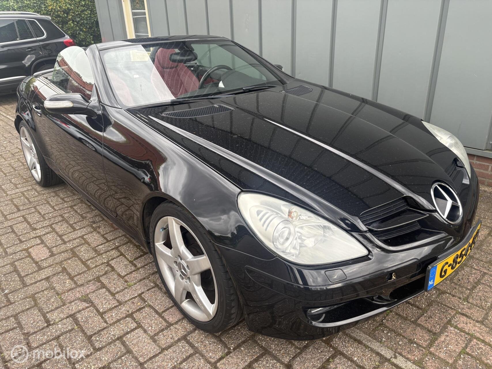 Mercedes SLK-klasse 200K Cruise - Leder - Airco - APK - 6Bak, Achterwielaandrijving, Gebruikt, 4 cilinders, Automatische klimaatregeling