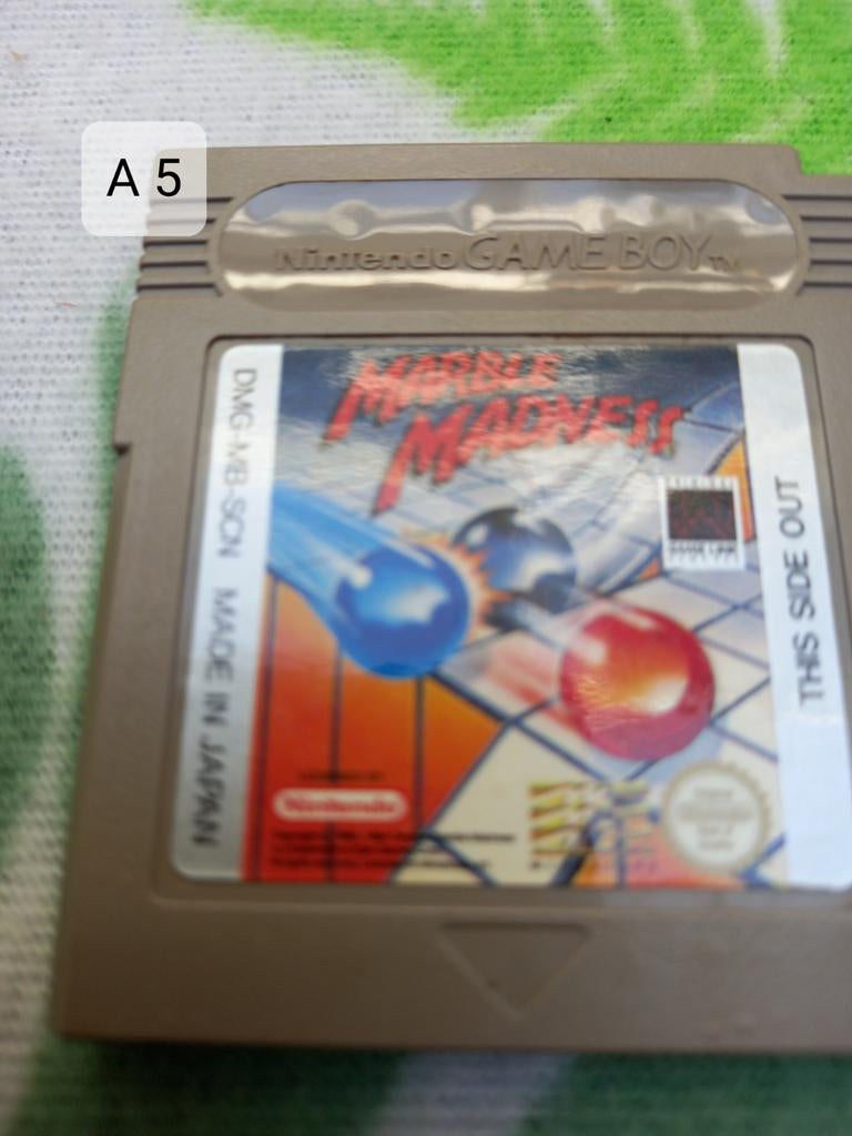 Gameboyspel A1 t/m A5.
Gameboyspel Tengen Marble Madness., Avontuur en Actie, Gebruikt, 1 speler, Ophalen of Verzenden