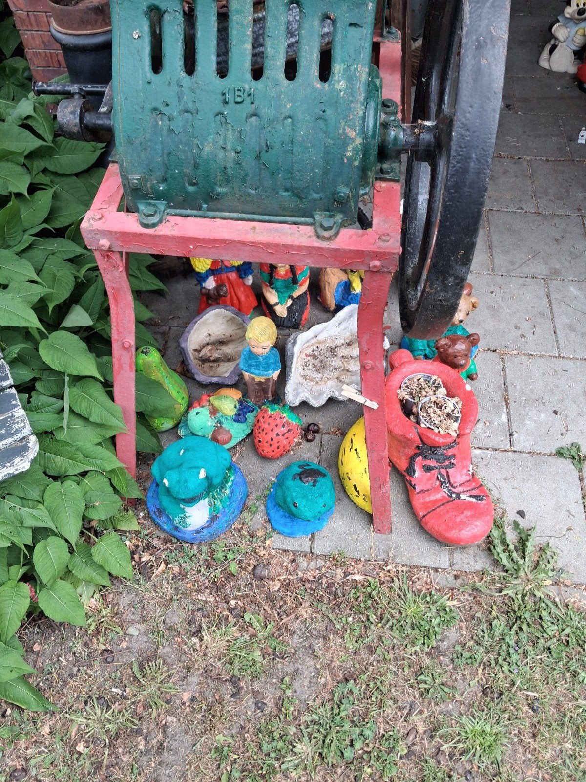 Tuinbeelden diverse soorten, Tuin en Terras, Tuinbeelden, Ophalen, Gebruikt, Beton, Dierenbeeld