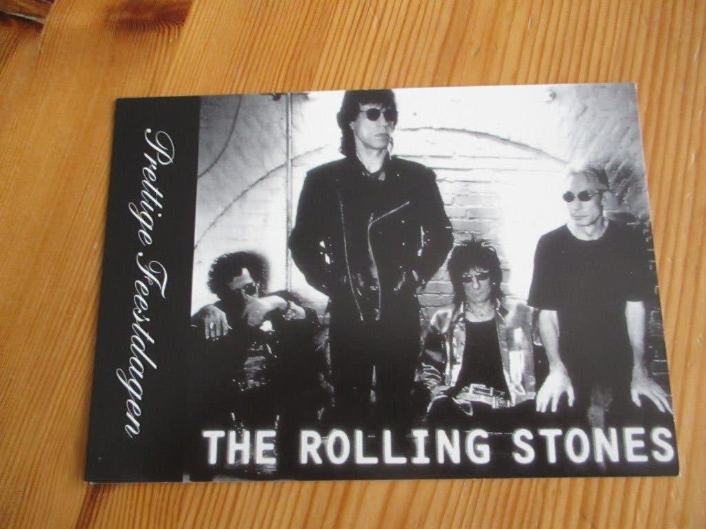 The Rolling Stones - Prettige Feestdagen kaart, Ophalen of Verzenden, 1980 tot heden, Gelopen