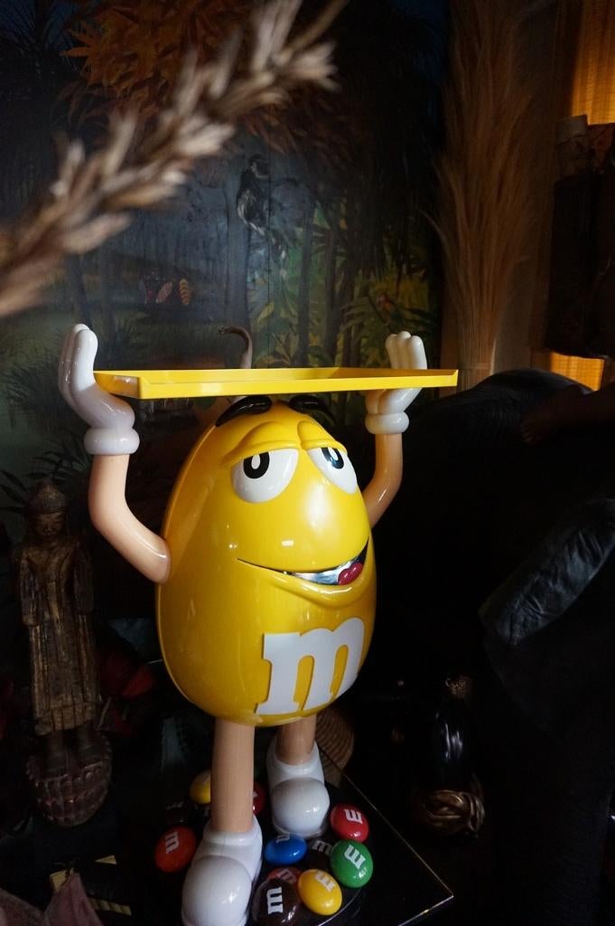 M&M Mr Peanut winkel display, 1980s, leuk kinder nachtkastje, Ophalen, Overige typen